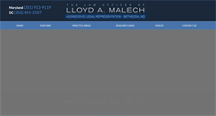 Desktop Screenshot of malechlaw.com