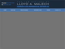 Tablet Screenshot of malechlaw.com